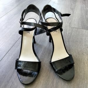 Womens A.N.A. A New Approach Hollie High Heel Shoes Over-Lapping Size 6.5 Black